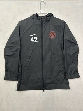 Nike Portland Thorns FC Storm-FIT Team Issue Rain Jacket Kids Youth XL Tagged M